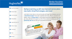 Desktop Screenshot of newsletter.myhughesnet.com