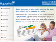 Tablet Screenshot of newsletter.myhughesnet.com